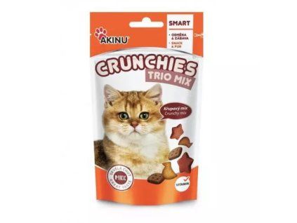 Akinu Crunchies pamlsky trio mix 50g