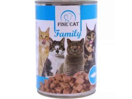 FineCat Family konzerva s rybou 415g