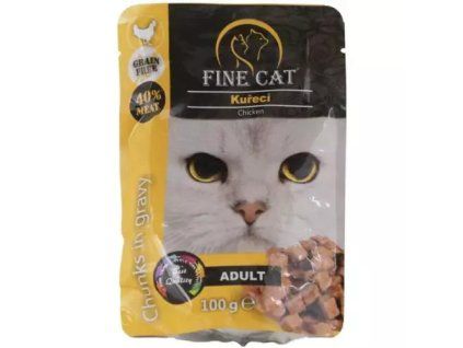 FineCat kapsička adult kuřecí grain-free /22/ 100g