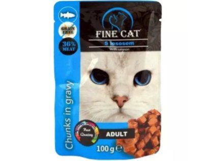 FineCat kapsička adult losos grain-free /22/ 100g