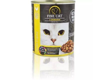FineCat konzerva drůbeží 830g