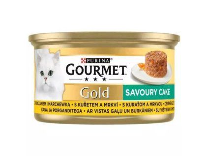 Gourmet Gold konzerva savourycake s kuřetem 85g