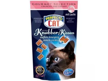 Perfecto Cat plněné polštářky losos k 50g