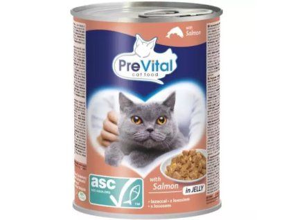 PreVital kousky asc losos v želé 415g
