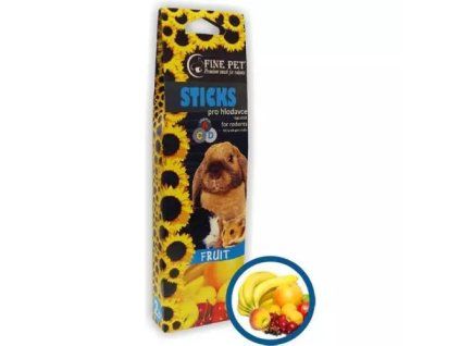Fine Pet tyčinky ovoce pro hlodavce 110g