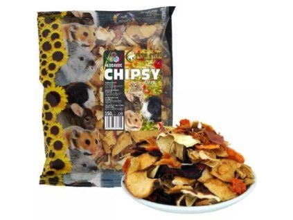 FinePet krmivo chipsy mix pro hlodavce 150g