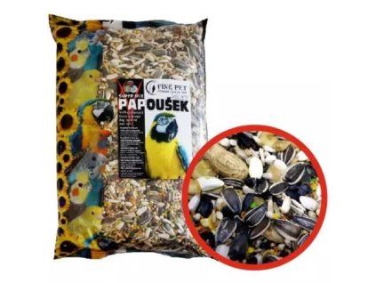 FinePet krmivo velký papoušek super mix 800g
