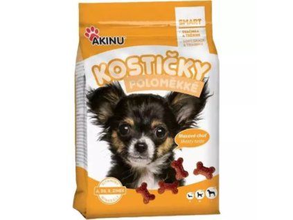 Akinu Kostičky pamlsky masová chuť 500g