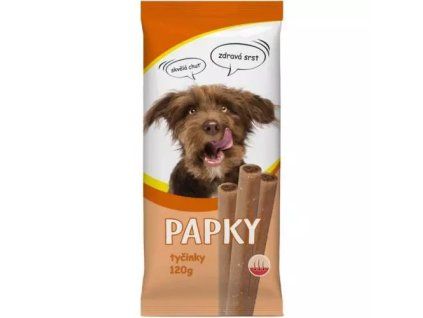 Akinu papky pochoutky tyčinky na srst a kůži 120g