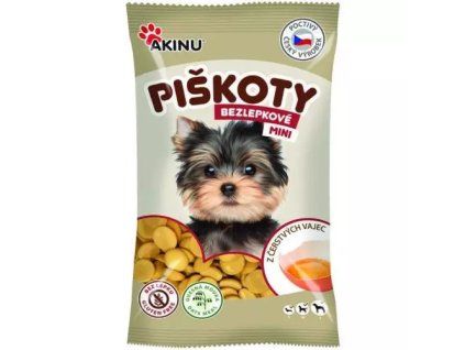 Akinu piškoty bezlepkové mini p 120g