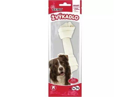 Akinu Žvýkadlo pamlska 15cm uzel žvýkací bílý 50g