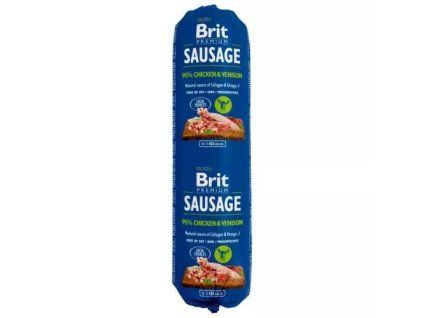 Brit sausage chicken + venison 800g