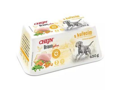 Chejn bravo plus konzerva kuřecí s zeleninou a rakytníkem p 430g