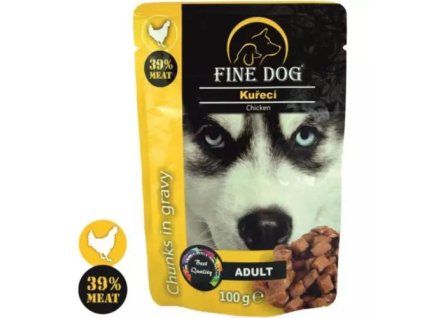 FineDog kapsička adult kuřecí /22/ 100g