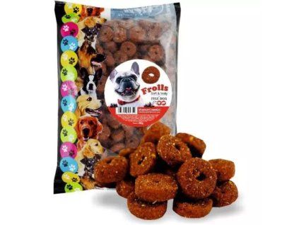 FineDog pamlsky frolls hovězí kolečka 400g