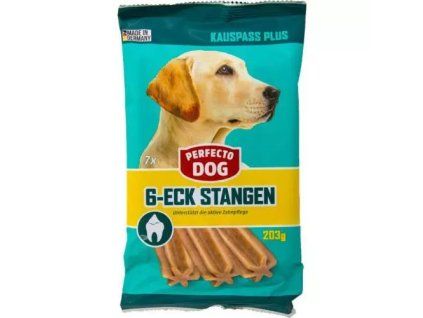 PerfectoDog pochoutka 7ks dentální hvězdy 203g
