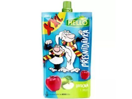 Hello ovocná svačinka jablko 200g XXL