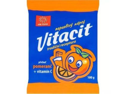 Vitacit neperlivý nápoj v prášku pomeranč+vitamín c 100g