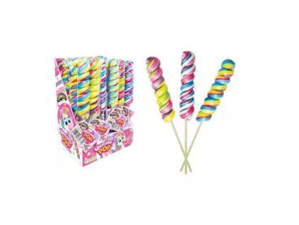 JohnyBee lízátko unicorn pop twist /24/ 50g