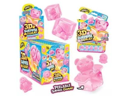 JohnyBee želé 3d surprise gummy /12/ 57g