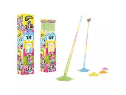 JohnyBee ovocný prášek fruit straws v brčku /90/ 12g