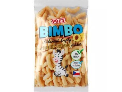 Poex bimbo kukuřičné křupky s meruňkovou přichutí 100g