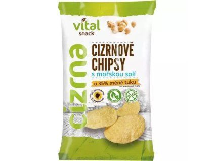 Vital Chips cizrnové s mořskou solí 65g