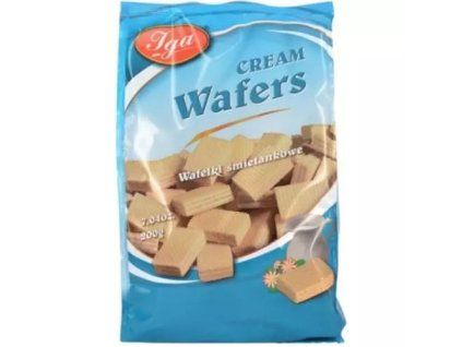 Iga oplatky plněné smetanový krémem 200g