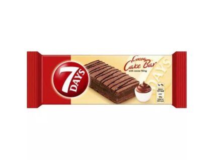 7Days cocoa cake bar cocoa filling /16/ 30g