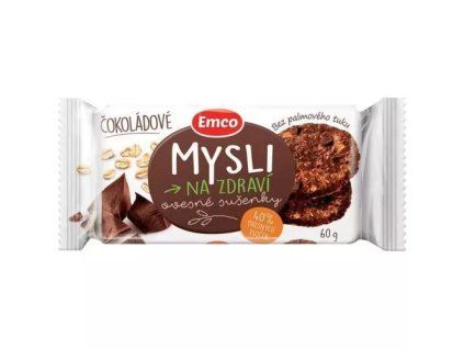 Emco Mysli ovesné sušenky čokoládové 60g