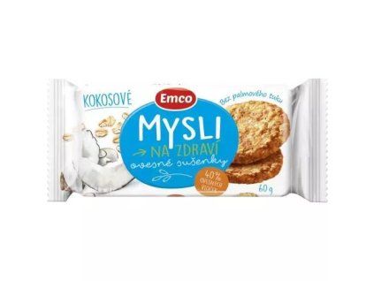 Emco Mysli ovesné sušenky kokosové 60g