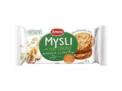 Emco Mysli ovesné sušenky oříškové 60g