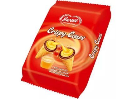JIW crispy cones advocat flavoured cream 130g
