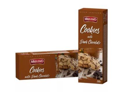 Mulino cookies dark chocolate 150g