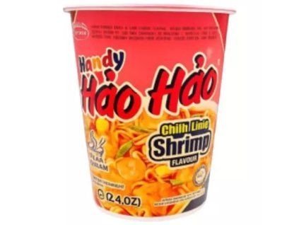 HAO HAO handy cup inst. nudle krevetová s chilli a limetkou 68g
