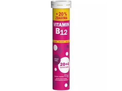 Vitar šumivé tabletky vitamin b12 bez cukru 72g