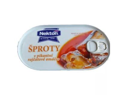 Nekton šproty v pikantní rajčatové omáčce 170g