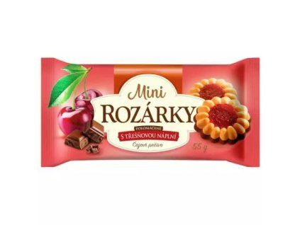 Mini Rozárky polomáčené třešňové 55g