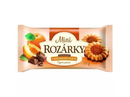 Mini Rozárky polomáčené meruňkové 55g