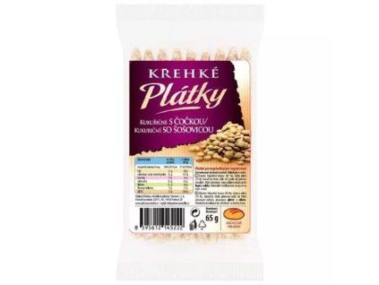Křehké plátky s čočkou 65g