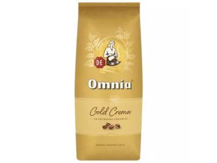 DE Omnia káva crema gold zrnková 1kg