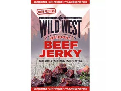 Wild West hovězí jerky original 25g UK