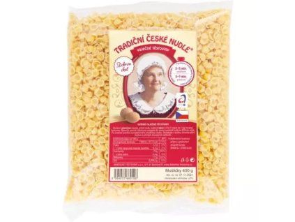 Dobšické těstoviny mušličky vaječné 400g