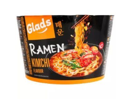 GLADS instantní nudle ramen s príchutí kimchi s cukrem a sladidlem 105g