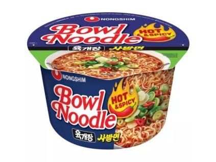 Nong Shim nudle bowl hot & spicy 100g