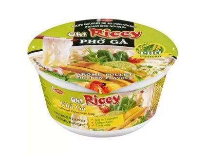 OH RICEY instantní rýžové polévka kuřecí v misce 71g (PHO BAT GA)