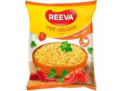 REEVA instantní nudle s příchutí hot chicken 60g (MY GA CAY)