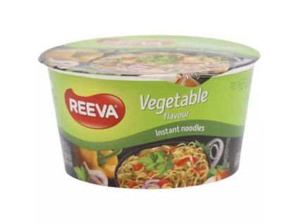 REEVA instantní nudle v misce se zeleninovou příchutí 75g