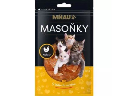 Mňau Masoňky 50g kuřecí kousky