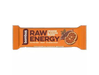 Bombus raw energy orange & cocoa beans 50g
